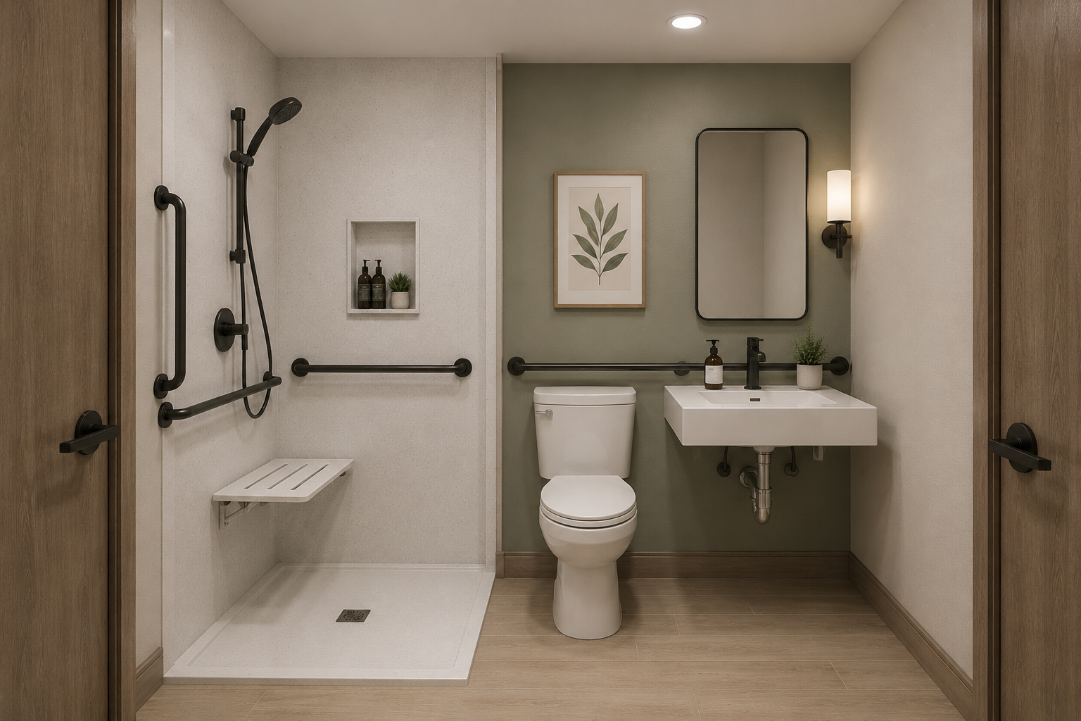 Private bedroom suite at Legacy Ridge North