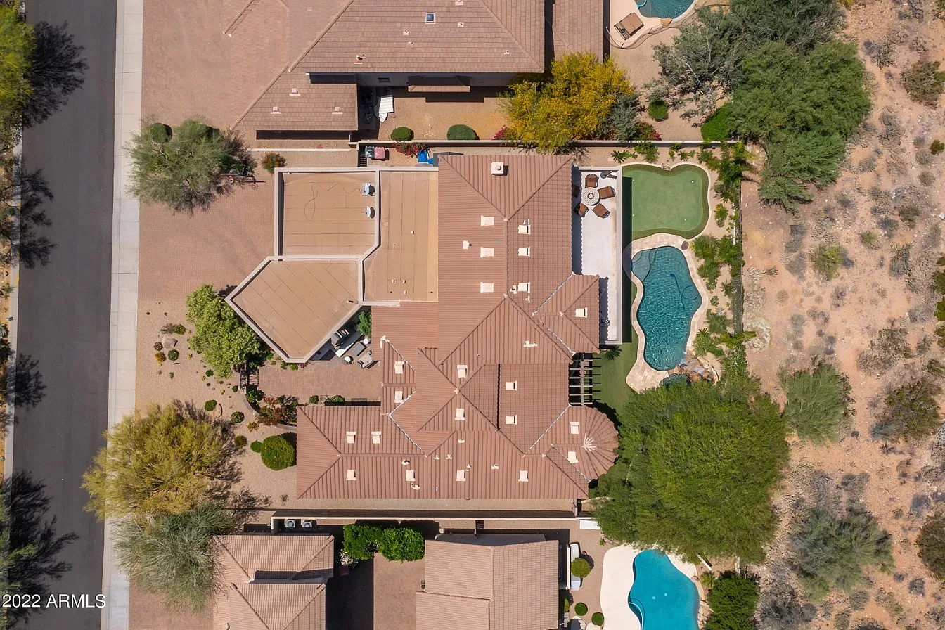 Aerial view of the Legacy Ridge North property